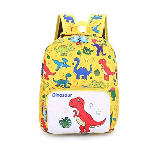 Sac maternelle dinosaure avec imprimé couleur jaune