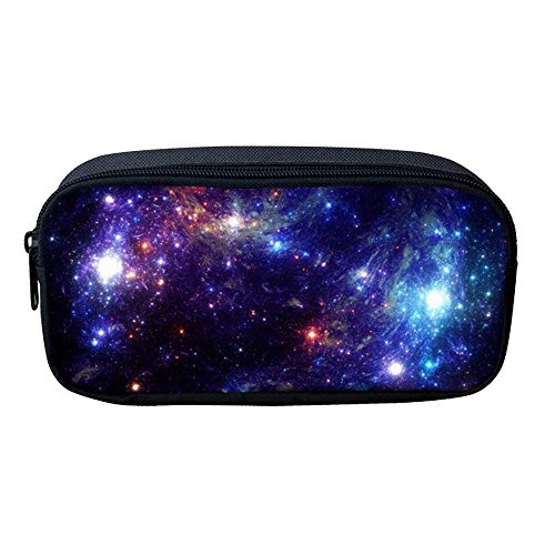 Trousse galaxy noire, rose et bleue