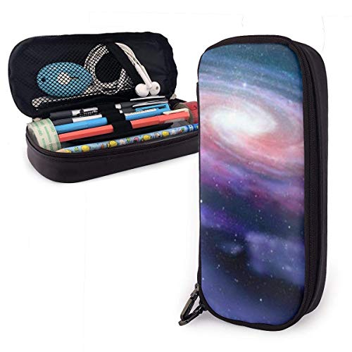 Trousse étui galaxy noire, rose violette et bleue