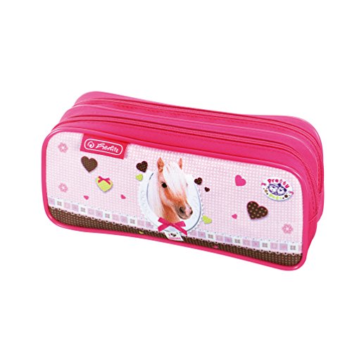 Trousse scolaire cheval rouge 