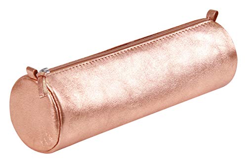 Trousse originale en cuir irisé Clairefontaine avec tannage végétal aux extraits de mimosa et quebracho