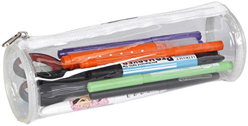 Trousse scolaire basique Clairefontaine transparente en plastique