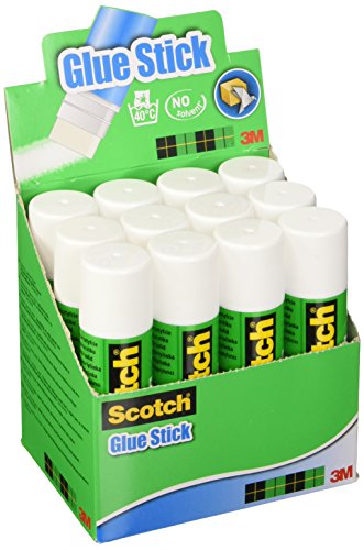 Lot de tubes de colle format 40 grammes vendu par lot de 12 Scotch sans solvant